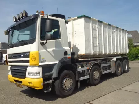 DAF CF 410 8X4 NCH CONTAINER SYSTEEM 32 TON 90 graden silo containers,25 CUB CONTAINER DAF CF 410 8X4 NCH CONTAINER SYSTEEM 32 TON 90 graden silo containers,25 CUB CONTAINER